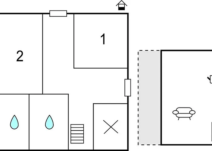 2 Bedroom Awesome In Tonge Σπίτι διακοπών Oude-Tonge